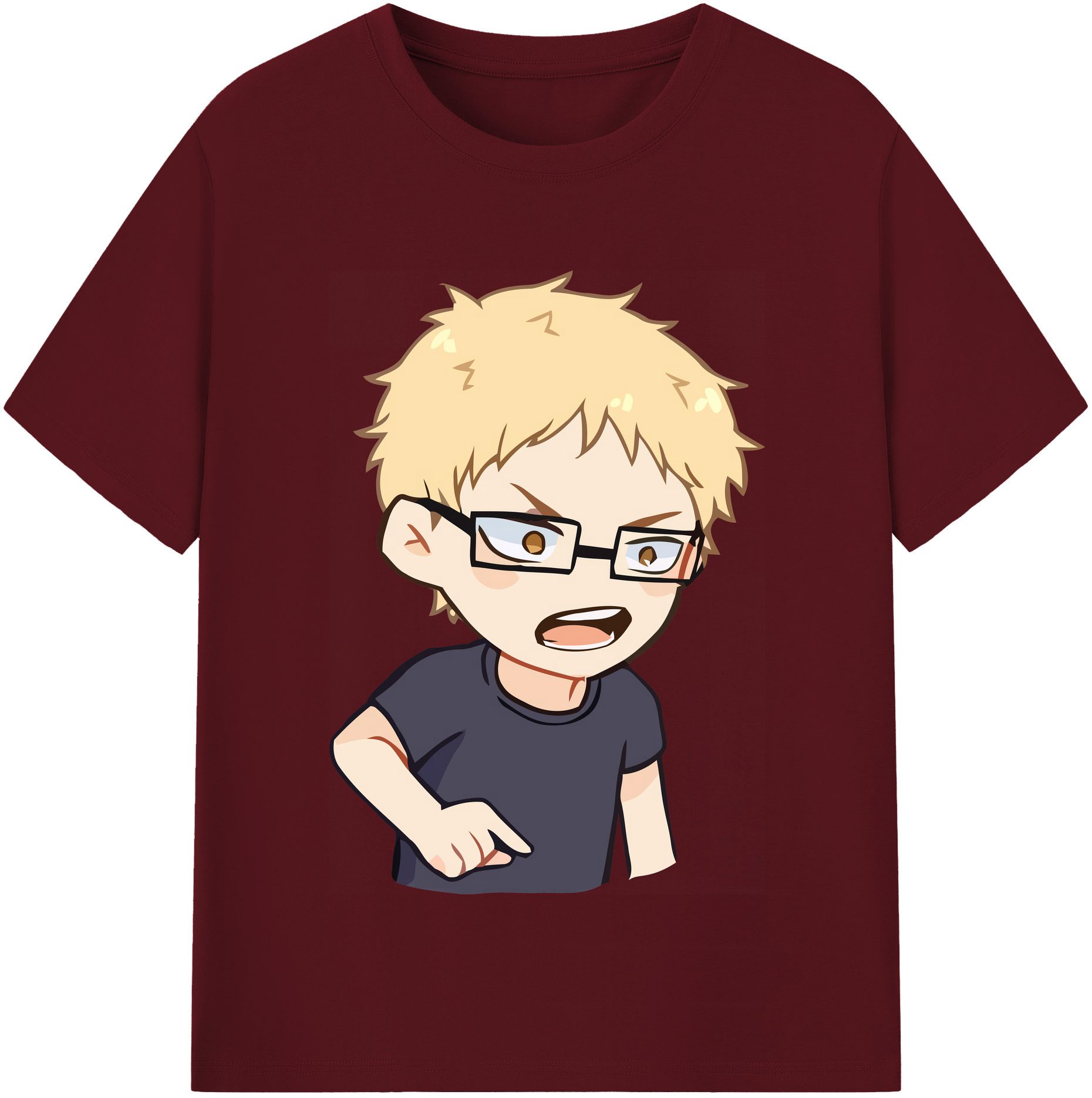（画像用） ハイキュー!! Haikyu!! 綿100％半袖Tシャツ（フロントプリント）
